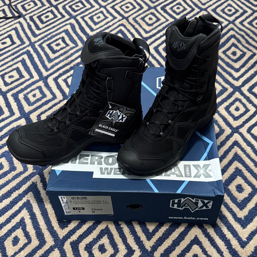 HAIX Black Men's Tactical Boots